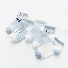 Load image into Gallery viewer, 5Pairs/lot Toddler Baby Boy Socks Summer Mesh Thin Baby Socks for Girls Cotton Newborn Infant Baby Girl Socks Cheap Stuff

