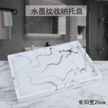 Load image into Gallery viewer, Nordic Imitation Marble Resin Tray
