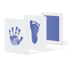 Load image into Gallery viewer, 6Colors Baby Care Non-Toxic Handprint Kit Imprint Footprint Imprint Baby Souvenirs Newborn Baby Cushion Ink Footprint Infant Toy
