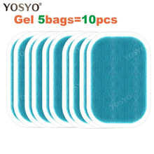 Load image into Gallery viewer, 5/10/15Pair Replacement Gel Pads For EMS Trainer Weight Loss Abdominal Muscle Stimulator Exerciser Replacement Massage Gel
