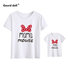 Load image into Gallery viewer, Family Tshirts Fashion mommy and me clothes baby girl clothes MINI and MAMA Fashion Cotton Family Look Boys Mom Mother Clothes
