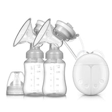 Load image into Gallery viewer, Double Bilateral Electric Breast Pump Milker Suction Large Automatic Massage Postpartum Milk Maker Bebes Accesorios

