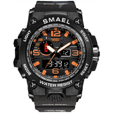 Load image into Gallery viewer, Men Military Watch 50m Waterproof Wristwatch LED Quartz Clock Sport Watch Male relogios masculino 1545 Sport Watch Men S Shock
