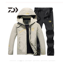 Load image into Gallery viewer, Fishing Suit Men Spring Autumn Thin Fishing Clothing Hooded Sports Hiking Fishing Jacket Outdoor Clothes Fishing Wear
