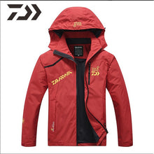 Load image into Gallery viewer, Fishing Suit Men Spring Autumn Thin Fishing Clothing Hooded Sports Hiking Fishing Jacket Outdoor Clothes Fishing Wear
