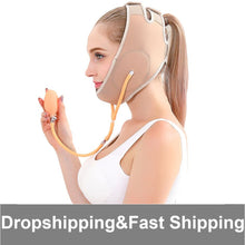 Load image into Gallery viewer, V Line Lifting Strap Chin Up Patch Double Chin Reducer Chin Mask V Up Contour Tightening Firming Face Lift Shaper Sculp Tape
