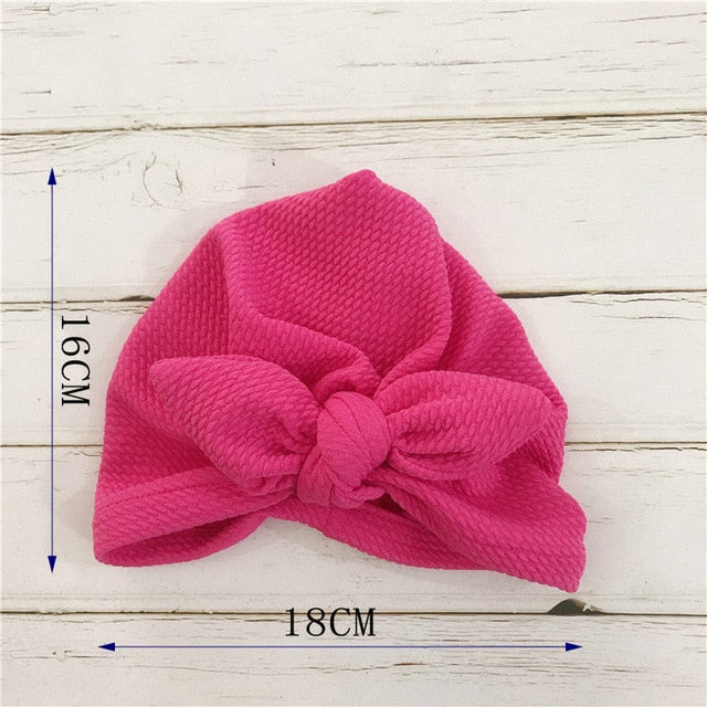 Flower Baby Hat Toddler Turban 6m-18m Infant Headwraps Kids Bonnet Newborn Toddler Beanie Cap