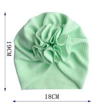 Load image into Gallery viewer, Flower Baby Hat Toddler Turban 6m-18m Infant Headwraps Kids Bonnet Newborn Toddler Beanie Cap
