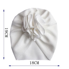 Load image into Gallery viewer, Flower Baby Hat Toddler Turban 6m-18m Infant Headwraps Kids Bonnet Newborn Toddler Beanie Cap
