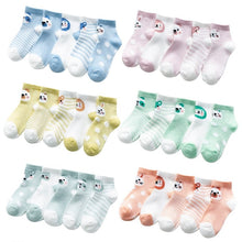 Load image into Gallery viewer, 5Pairs/lot Toddler Baby Boy Socks Summer Mesh Thin Baby Socks for Girls Cotton Newborn Infant Baby Girl Socks Cheap Stuff
